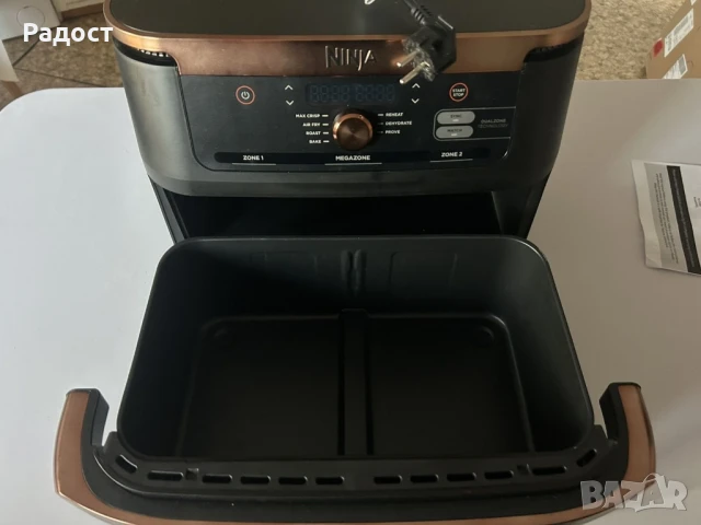 Фритюрник с горещ въздух Ninja Foodi FlexDrawer, снимка 5 - Фритюрници - 50773992