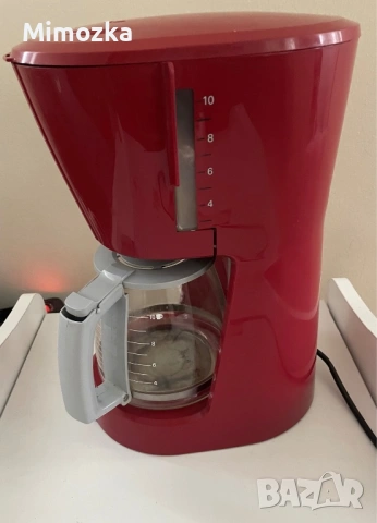 Червена кафемашина на Bosch за шварц кафе!, снимка 3 - Кафемашини - 53513389