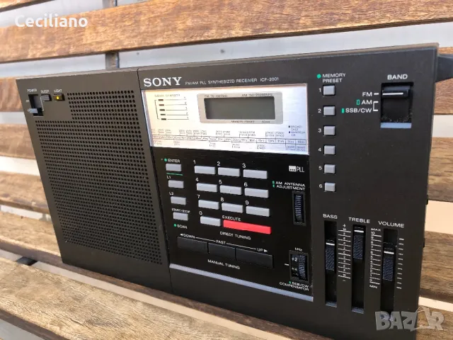 SONY  AM / FM  ICF - 2001 Radio-видеоклип с начин на работа в обявата!, снимка 10 - Радиокасетофони, транзистори - 47869965