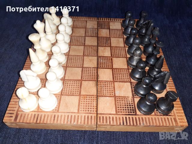 Шах в дървена кутия, снимка 3 - Шах и табла - 45687074