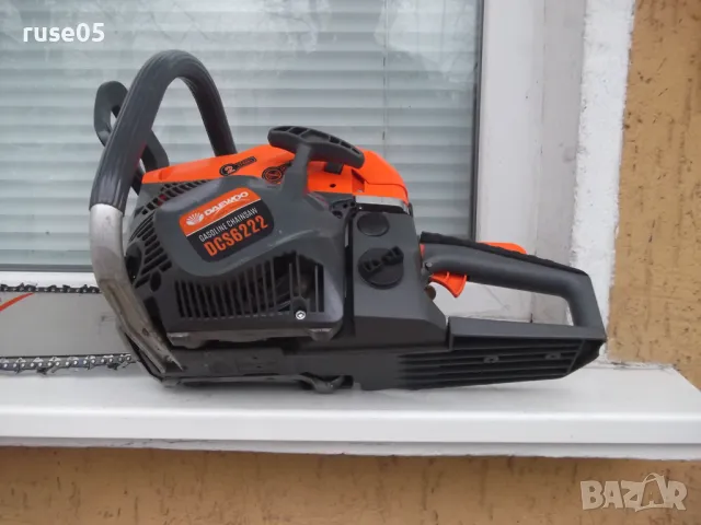 Трион "DAEWOO - DCS6222" верижен бензинов работещ, снимка 5 - Други инструменти - 49863216