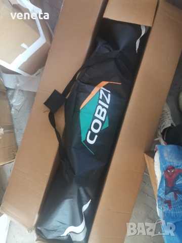 COBIZI Canopy 10x10 Pop Up Canopy Водоустойчива Tent Изскачаща палатка с прави крака, снимка 7 - Градински мебели, декорация  - 50023260