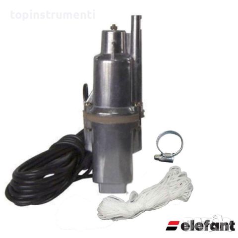 Потопяема помпа, вибрационна, тип бибо, Elefant VMP60, 280W, 1/2", 60 м напор, снимка 4 - Градинска техника - 45824354