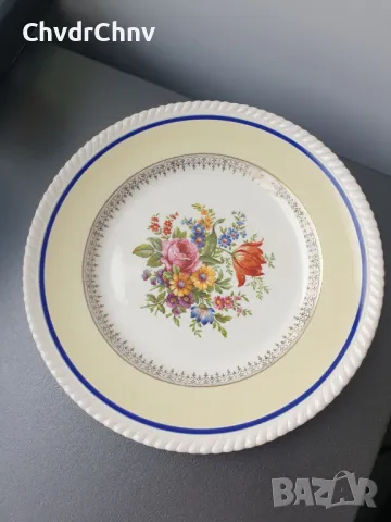 Англия 1920-1940-1950/Johnson Bros/Paragon/стара аглийска порцеланова чиния, снимка 5 - Декорация за дома - 48044060