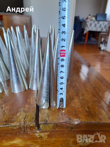 Стари форми за сладки фунийки #2, снимка 7 - Други ценни предмети - 51253347