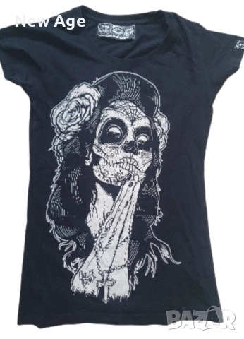 GIPSY ROSE Tattoo by Liquor Brand оригинална - Метал, Готик, Рок - размер S