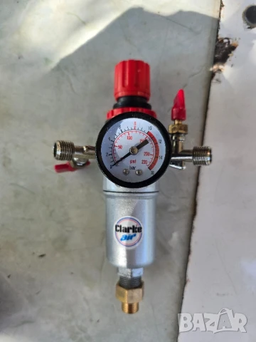Регулатор за въздушно налягане Clarke , снимка 4 - Други машини и части - 51427541