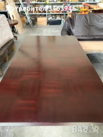 Луксозна масивна трапезна маса от масивно дърво класически американски стил, снимка 4 - Маси - 51062315