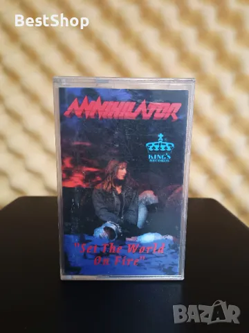 Annihilator - Set the world on fire, снимка 1 - Аудио касети - 47980396