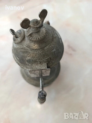 Миньорска лампа- карабитена, снимка 2 - Антикварни и старинни предмети - 51944615