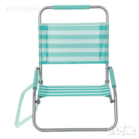 Сгъваем плажен стол /къмпинг стол – лек и удобен, снимка 2 - Градински мебели, декорация  - 50402397