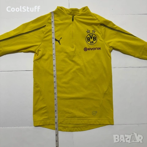 Детско Футболно Горнище Puma Borussia Dortmund BVB Размер 7-8 г, снимка 2 - Детски комплекти - 53925473