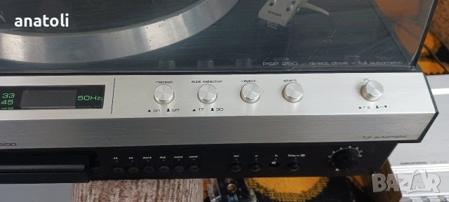 Saba psp-250 грамофон директ драйв , снимка 3 - Грамофони - 54106841