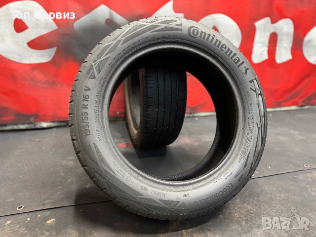 195 55 16, Летни гуми, Continental EcoContact6, 2 броя, снимка 5 - Гуми и джанти - 53617707