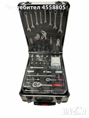 Професионален комплект инструменти KRAFTROYAL Gerнmany 1050 части – Всичко необходимо в един куфар, снимка 2 - Куфари с инструменти - 49881127