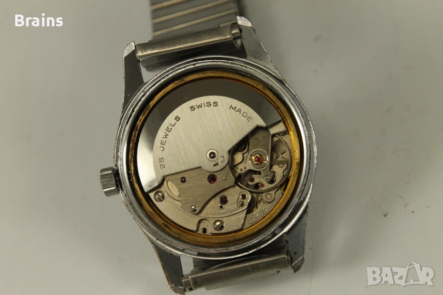 1960's LAGONDA Automatic 25 Jewels All Calendar Швейцарски Часовник, снимка 9 - Мъжки - 54100389