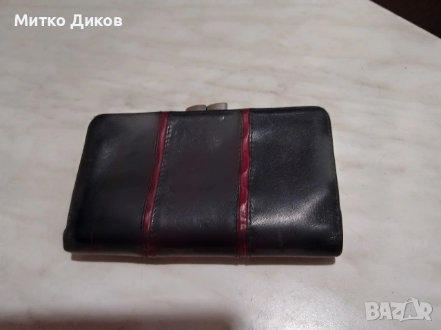 Портмоне Арт с много прегради дамско ест.кожа 155х 95 мм отлично, снимка 10 - Портфейли, портмонета - 53902127