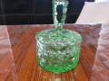 стара кристална кутия захарница , снимка 3