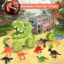 Fanbusa Камион динозавър с 12 мини динозавъра за момчета на възраст 3 години, снимка 3