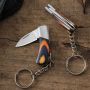 Мини сгъваем нож във форма на ключодържател, 5 см, снимка 1 - Други стоки за дома - 46035538