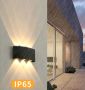 Луксозна ФАСАДНА LED ЛАМПА Външна IP 65 - шест светодиода, снимка 1 - Настолни лампи - 45893397