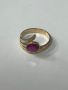 Златен пръстен 14 карата с Рубин, снимка 9