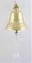 900 Корабна камбана от плътен месинг, с плетен рандибул , снимка 1