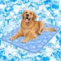 Охлаждаща подложка за кучета Rywell, 110х80 см за много големи кучета, вътрешно водоустойчиво