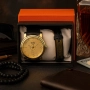 Елегантен кварцов часовник с гривна в подаръчна кутия, снимка 1