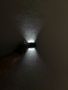 Соларна Led лампа за стена с 8 диода - студено бяла светлина, снимка 3