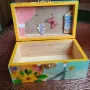 Дървена кутия с детски мотиви, снимка 3
