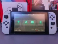 Nintendo Switch с поставен чип, 128GB и 16 игри , снимка 3