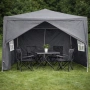 Просторна градинска шатра - стабилна конструкция и водоустойчива рамка, снимка 9