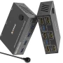 НОВ, ТЕСТВАН, ПЕРФЕКТЕН KVM Switch суич за 2 компютъра към 2 монитора, HDMI KVM Switcher USB 3.0..., снимка 7