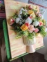 Картина с 3д цветя , снимка 2