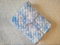 ръчно плетено детско бебешко одеяло от мека прежда , снимка 2