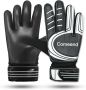 Футболни вратарски ръкавици, wecdoit, мъжки, латекс, черни, размер 4, снимка 1