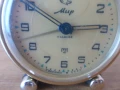 Будилник Мир Слава часовник черен корпус, снимка 4