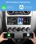 Еднодиново автомобилно стерео Carplay/Android 4-инчов сензорен екран, снимка 2