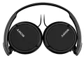 Слушалки SONY MDR-ZX110AP, кабелни слушалки с микрофон, цвят: черно, снимка 3