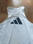 adidas 3 Bar Logo Tank Top - страхотен дамски потник КАТО НОВ М, снимка 7