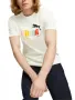 PUMA Essentials+ Tee White/Multicolor, снимка 1