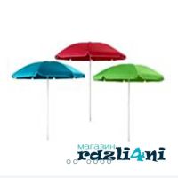 ГРАДИНСКИ ЧАДЪР, кръгъл чадър, плажен чадър, снимка 1 - Градински мебели, декорация  - 45110723
