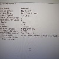 MacBook 7.1 със зарядно, снимка 3 - Лаптопи за дома - 45476792