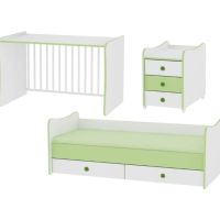 трансформиращо детско легло, снимка 3 - Мебели за детската стая - 45136448