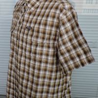 Icepeak  - мъжка карирана риза  с къс ръкав за планина и туризъм размер XL , снимка 7 - Ризи - 45269969