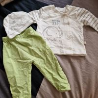 бебешко комплектче ританки блузка с дълъг ръкав и шапка, снимка 1 - Комплекти за бебе - 45158056