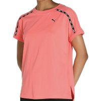 Дамска тениска PUMA Logo Boyfriend Training Tee Orange, снимка 1 - Тениски - 46165811