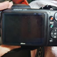 Фотоапарат Nikon coolpix L110 с чанта и зарядно, снимка 3 - Фотоапарати - 45115458