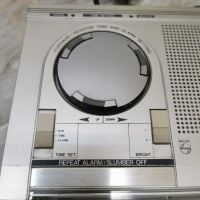 FM ретро радио часовник PHILIPS D-3090, снимка 4 - Радиокасетофони, транзистори - 45281949